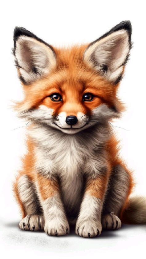 Cute Fox Drawing, Friendly Fox, Wild Animals Photography, Fox Images, Fox Drawing, Fox Pictures, Fox Painting, Fox Illustration, Pet Fox