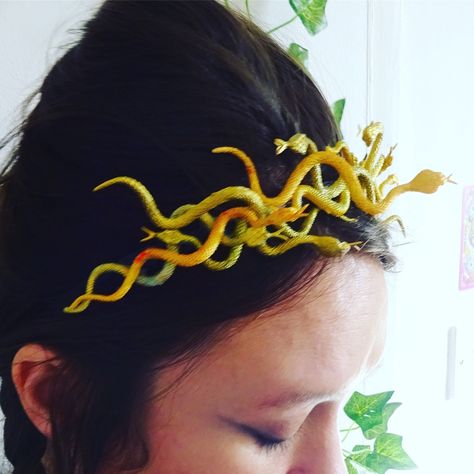 Medusa Goddess, Snake Crown, Snake Headband, Medusa Headpiece, Fox Headband, Goddess Twist, Medusa Snake, Headband Costume, Medusa Costume