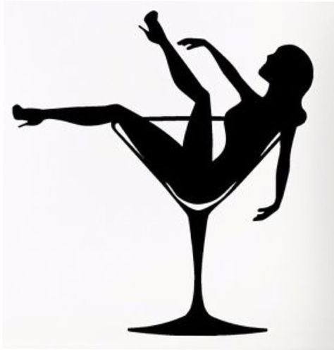 Drunk Woman Silhouette Pin Up Party, Drunk Woman, Body Image Art, Dope Cartoon Art, Stencil Art, Woman Silhouette, Girls With Glasses, Silhouette Art, Line Art Drawings