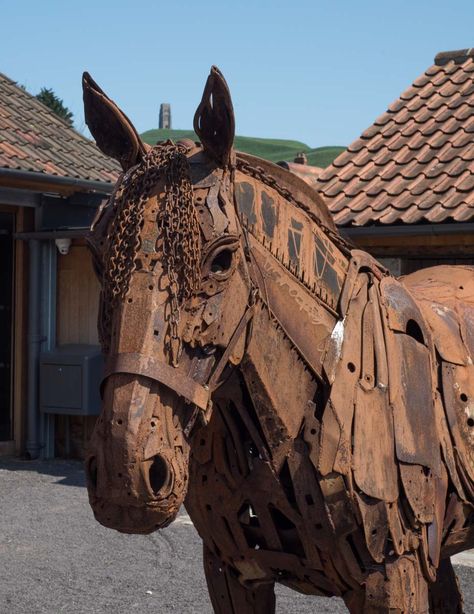 Harriet Mead, Weld Projects, Metal Horse Sculptures, Mechanical Animals, Metal Horse, Welding Art Projects, Steel Art, Metal Art Welded, Found Objects