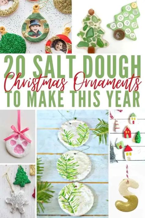 Dough Christmas Ornaments, Salt Dough Christmas, Emoji Christmas, Salt Dough Christmas Ornaments, Salt Dough Crafts, Salt Dough Recipe, Dough Ideas, Handprint Ornaments, Salt Dough Ornaments