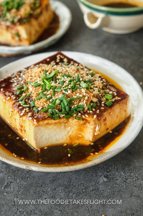 Tofu Block Recipe, Ms Vegan, Vegan Pork, Silken Tofu Recipes, Pork Floss, Vegan Entrees, Vegan Asian Recipes, Vegan Meat, Sweet And Spicy Sauce