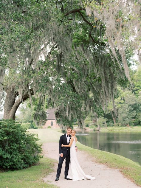 Romona Keveza Wedding Dresses, Wedding Venues South Carolina, Charleston South Carolina Wedding, Charleston Bride, Classic Wedding Inspiration, Charleston Wedding Venues, Middleton Place, Charleston Sc Wedding, Bride Groom Photos