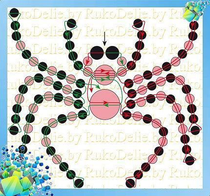 Pony Bead Crafts, Beaded Spiders, Pony Bead Patterns, Beading Crafts, Bead Charms Diy, Beaded Crafts, Handmade Wire Jewelry, Beaded Animals, Beading Projects