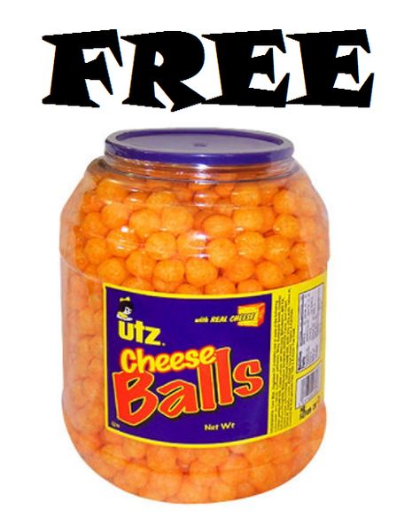 FREE Barrel of Utz Cheese Balls on 1/1 at Midnight EST Cheese Ball Container Ideas, Hot Cheeto Cheese Ball, Utz Cheese Balls, Sun Dried Tomato Cheese Ball, Utz Cheese Ball Container Uses, Doritos Nachos, Yoda Wallpaper, Cheese Puffs, Nacho Cheese