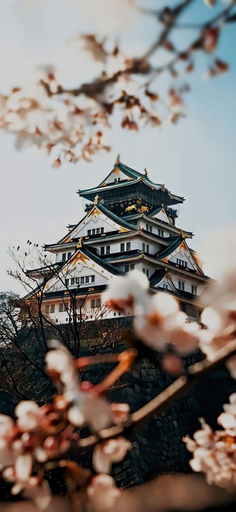 Japan Scenery, Bridge Wallpaper, Japanese Wallpaper, Japanese Wallpaper Iphone, Japanese Castle, Osaka Castle, Planets Wallpaper, 8k Wallpaper, Japan Aesthetic