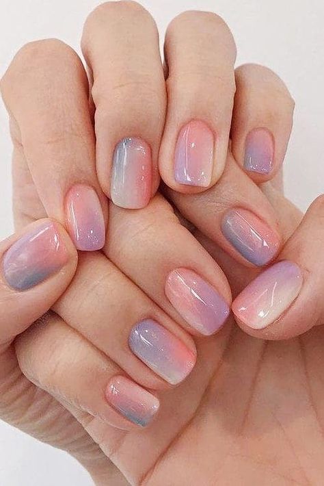 Ombre Nail Design, Engagement Nails, Nails Dip, Pink Ombre Nails, Smink Inspiration, Ombre Nail Designs, Spring Engagement, Nails Spring, Spring Nail Art