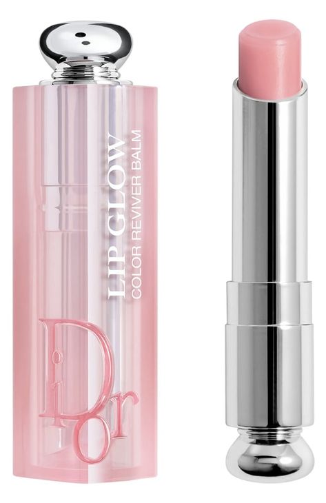 A No-Fail Beauty Gift: Dior Addict Lip Glow Balm Dior Lipgloss, Penyimpanan Makeup, Glow Balm, Dior Lip, Dior Addict Lip Glow, Dior Lip Glow, Dior Addict Lip, Sephora Beauty, Dior Makeup