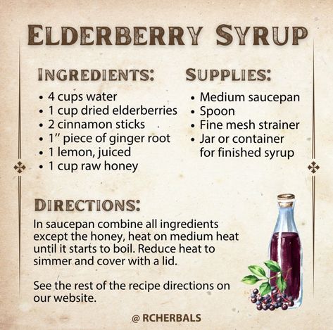 Cough Drops Homemade, Dried Elderberries, Elderberry Syrup Recipe, Elderberry Recipes, Cough Drops, Fine Mesh Strainer, Elderberry Syrup, Herbal Recipes, Cold Cough