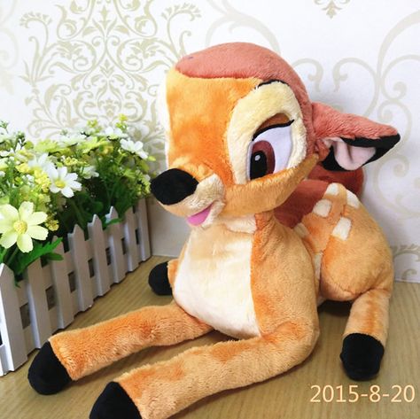 Bambi Plush, Deer Plush, Disney Stuffed Animals, Baby Doll Nursery, Stuff Animals, Disney Souvenirs, Monkey Stuffed Animal, Disney Dogs