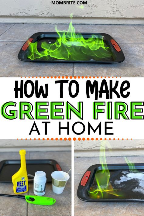 Cool At Home Science Experiments, Quests Ideas, Star Experiment, Elementary School Science Fair Projects, Toddler Science, Boys Crafts, Campfire Fun, Green Flames, Chemistry Activities