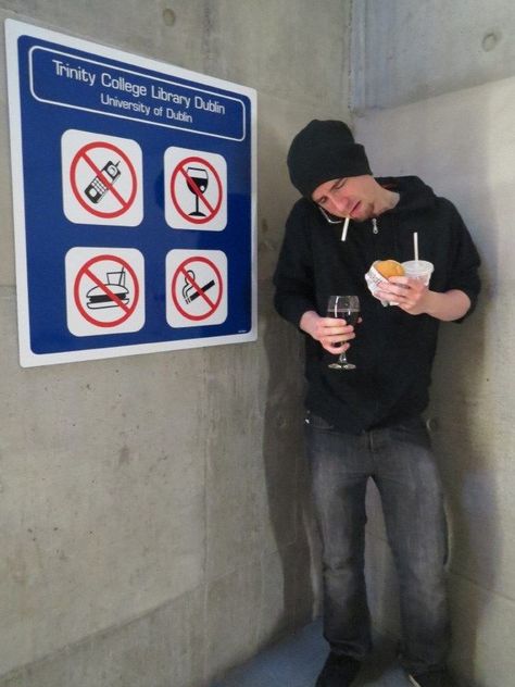 We all like to break a rule here and there; what's life without a bit of rebellion, right? But these folk take things to the next level by totally ignoring signposts and just doing it anyway! Total badasses right? #badasses #badass #rulebreakers #signs #funny #lol #rebels #photos Funny Poses, 밈 유머, Draw The Squad, Do It Anyway, 웃긴 사진, Memes Humor, Meme Template, Pose Reference Photo, What’s Going On