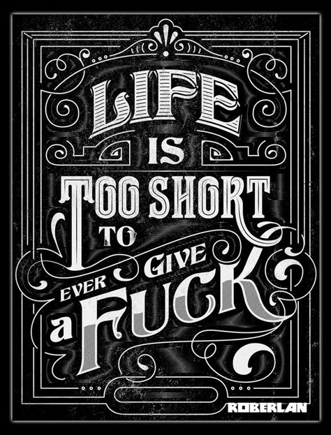 Nice Info, Catrina Tattoo, Vintage Letters, Teacher Signs, Creepy Tattoos, Creative Lettering, White Poster, Life Is Too Short, Lettering Quotes