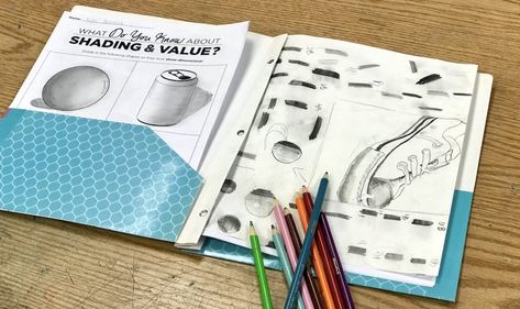 3 Inexpensive Ways to Make Your Own Sketchbooks Organisation, Sketchbook Prompts, Art Rubric, Art Education Projects, Elementary Art Rooms, High School Art Lessons, Handmade Sketchbook, Art Worksheets, Art Curriculum