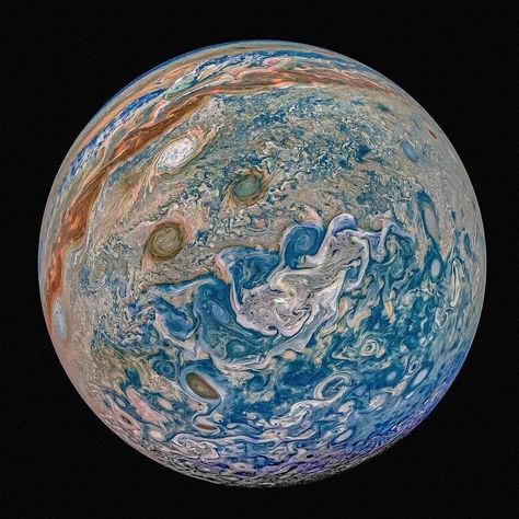 Clearest images of Jupiter ever Twitter, Blue