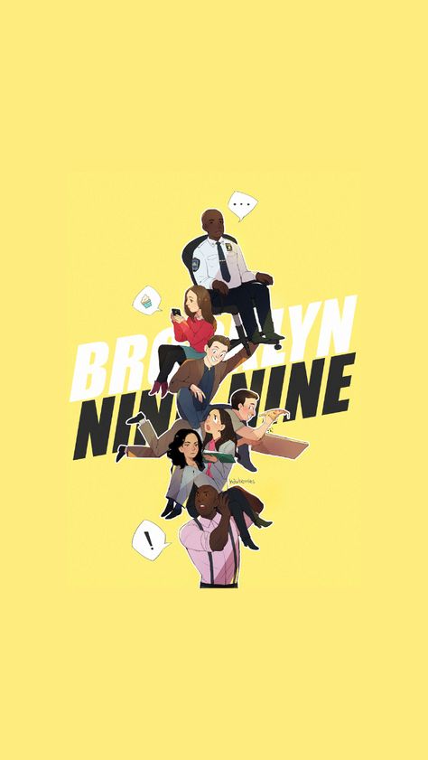 Brooklyn 99 Wallpapers Aesthetic, Sitcom Aesthetic, Brooklyn Nine Nine Wallpaper, Iphone Background Art, Google Backgrounds, Brooklyn Nine Nine Funny, Iconic People, Jake Peralta, Chibi Wallpaper