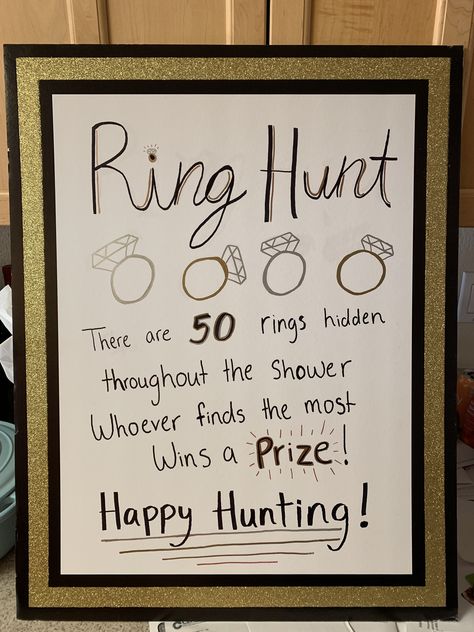 Coed Wedding Shower Games, Rings On Amazon, Ring Pop Bridal Shower Game, Ring Hunt Bridal Shower Game, Bridal Shower Ring Hunt, Bridal Shower Games Rings, Ring Bridal Shower Game, Hen Games, Ring Hunt