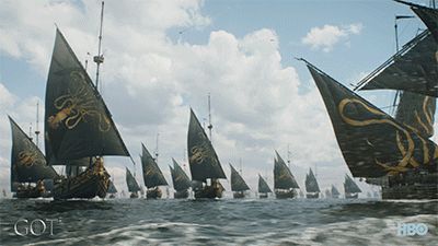 Sail Ships, Casterly Rock, Fleet Of Ships, Theon Greyjoy, Stark Family, King's Landing, Night King, Adventure Film, Game Of Thrones Art