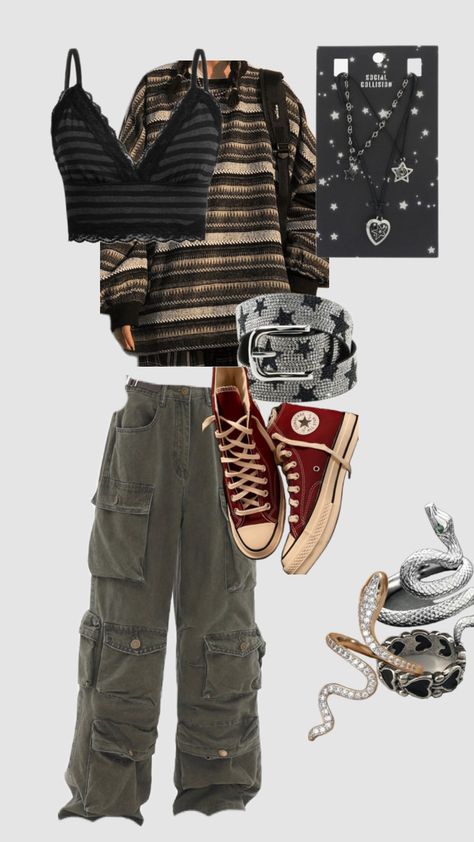 #grunge#grungeoutfits#grungeoutfitinspo Grudge Core Aesthetic Outfits, Winter Outfits Grunge Vintage, Simple Grunge Outfits Winter, Grunge Outfit Ideas Winter, Y2k Vintage Grunge Outfits, 90s Grunge Rock Outfit, Grunge Outfits Modest, Grunge Outfits School Appropriate, Grunge Oversized Outfits