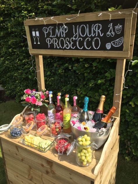 Pimp Your Prosecco Bar, Prosecco Wedding, Prosecco Bar, Fest Temaer, Drink Stand, Brunch Decor, Pinterest Wedding, Birthday Brunch, Mimosa Bar