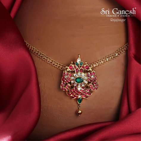 Adorned with zambian emeralds, old burmese ruby, and rosecut diamonds, this exquisite gold necklace epitomizes timeless elegance and heritage craftsmanship. Timeless Treasures 🪔 Shop the Collection: 📍 : 335 1st 'N' Block, Near Vidya Vardhaka School, Rajajinagar, Bangalore-560010 📱 Call/Whatsapp:   9845479000 / 9845212200/  9606777598 Shop online at  www.sriganesh.live Email: info@sriganesh.com #SriGaneshDiamondsAndJewellery #Rajajinagar #AssuredGifts #FineJewellery #Gold #Diamonds #Pla... Vanki Ring, Ruby Diamond Pendant, Temple Jewellery Earrings, Mangalsutra Chain, Long Haram, Choker Necklace Designs, Burmese Ruby, Gold Chain With Pendant, Antique Pendant