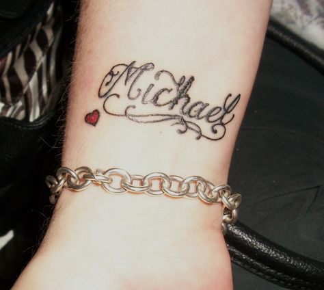 other sons name michael Michael Name Tattoo, Michael Tattoo Name, Michael Name, Sarah Tattoo, Amor Tattoo, Michael Tattoo, Tattoo Name, Zodiac Tattoo, Name Tattoo Designs