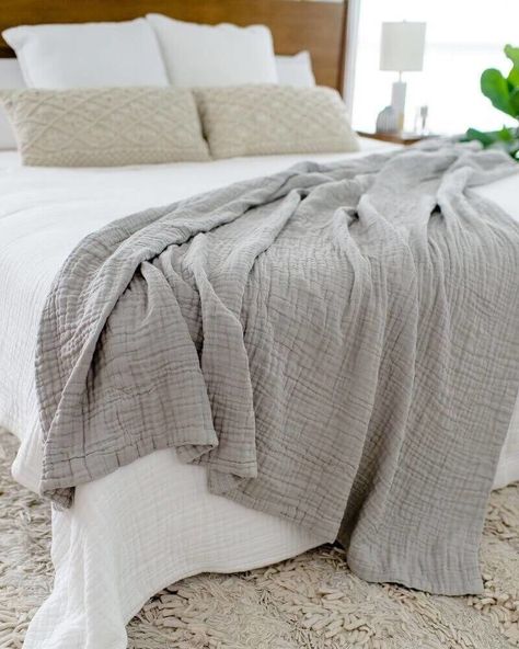 Or a soft muslin blanket to keep you equally cozy without causing you to soak your sheets with sweat. Oversized King Comforter, California King Platform Bed, Round Blanket, Muslin Blanket, Bed Floor, Queen Blanket, Mattress Box Springs, Muslin Blankets, Lightweight Blanket