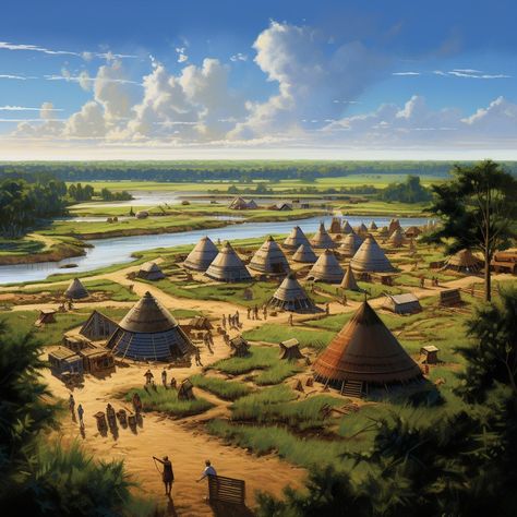 Ancient Village Concept Art, Tribe Village Concept Art, Fantasy Tribe Village, Desert Village, Historical Concepts, Expressions Photography, New York City Map, Ancient Village, Scenery Background