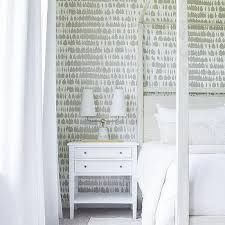 Queen Of Spain Wallpaper Design Ideas Queen Of Spain Wallpaper, Spain Wallpaper, Wallpaper Design Ideas, Wooden Canopy Bed, Traditional Meets Modern, Bathroom Feature Wall, Nightstand Design, Queen Of Spain, White Wainscoting