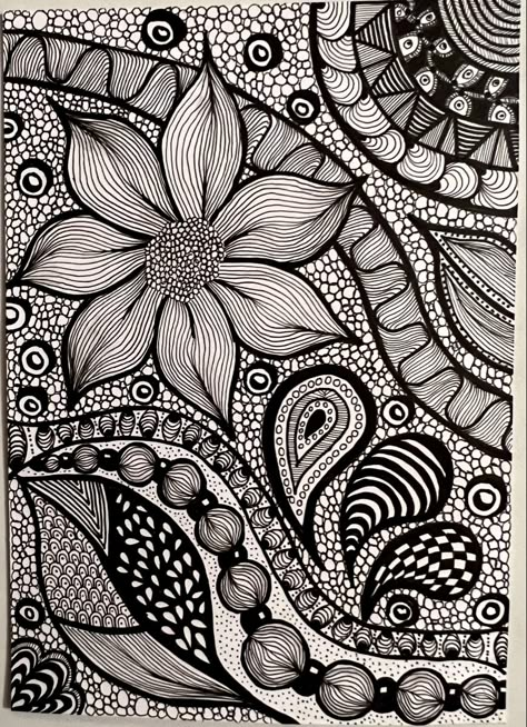 #zentangleart #zentangle #zentanglepatterns #zendoodle #zendoodleart Zentangle Designs Pattern, Plant Zentangle, Zentangle Wallpaper, Zendoodle Art Zen Tangles, Zen Doodle Patterns Tangle Art, Zentangle Patterns Flower, Zentangle Art Flowers, Zentagle Drawing Ideas, Vignette Drawing