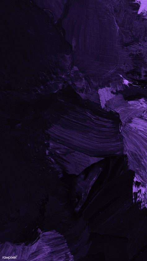 Dark violet oil paint strokes textured mobile phone wallpaper, 4k iphone wallpaper | premium image by rawpixel.com / Techi Dark Purple Paint, Violet Oil, Dark Purple Background, Oil Paint Brushes, Dark Purple Wallpaper, Mobile Phone Wallpaper, Violet Aesthetic, Handy Wallpaper, Violet Background