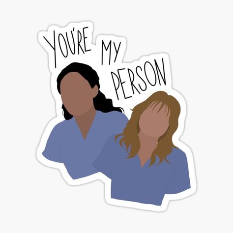 Grey's Anatomy Wallpaper Iphone, Cristina And Meredith, Greys Anatomy Gifts, Greys Anatomy Derek, Medical Stickers, Greys Anatomy Characters, Grey Anatomy Quotes, My Person, Anatomy Quote