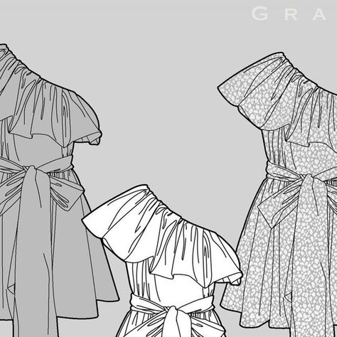 Fashion Sketchbook, Tarot Fashion, Garment Illustration, Fashion Design Process, Fashion Flat Sketch, Fashion Portfolio Layout, Flat Sketches, Bubble Hem, Fashion Portfolio