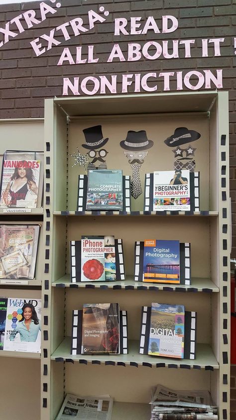 Charlestown Library Adult nonfiction display: Photography. School Library Book Displays, Display Photography, Best Library, Library Book Displays, Book Displays, Future Teacher, Fiction Book, Library Displays, Library Ideas