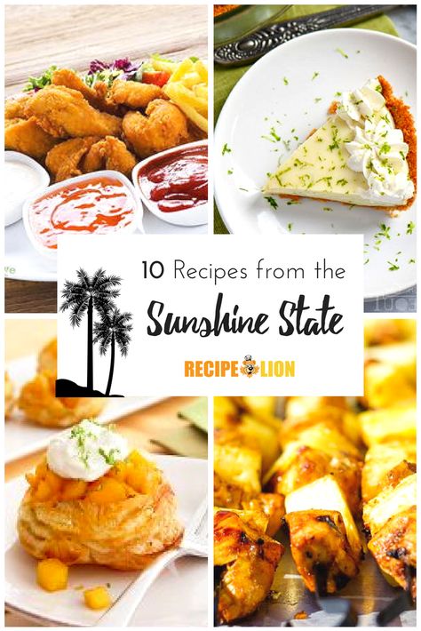 Florida Recipes: 10 Recipes from the Sunshine State: Break out your sunscreen for these summery Florida recipes! #florida #recipes #tropical Florida Recipes, Mosquito Spray, America Food, Florida Food, Best Sunglasses, State Foods, Copycat Restaurant Recipes, Famous Recipe, Old Fashioned Recipes