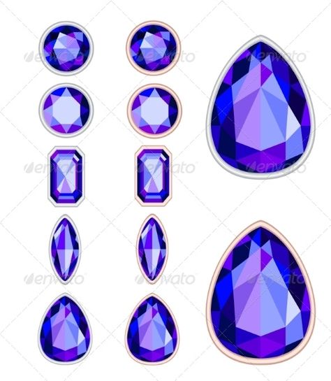 How To Draw Gemstones, How To Draw Gold, How To Draw Jewelry, Gemstones Drawing, Painted Gemstones, Draw Gemstones, Jewel Drawing, Gem Drawing, Gem Tattoo