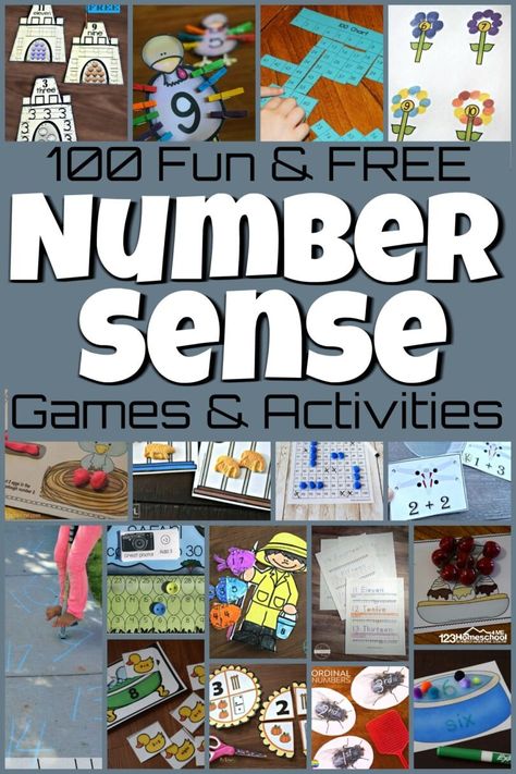 As you teach number sense, or a child's ability to count understand the relationship between the numeral and a tangible objects, and write their numbers is is important that children have to keep them engaged and eager to learn. The most fun you can have is with number sense games. These fun number sense activities are great to build number sense as you teach your toddler, preschool, pre-k, kindergarten, and first grade students. Number Sense Activities Kindergarten, Number Sense Games, Number Sense Kindergarten, Number Sense Activities, Senses Activities, Math Number Sense, Numbers Kindergarten, Teaching Numbers, Back To School Crafts