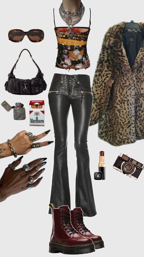 Rockstar girlfriend fit 80s Rock Fashion, Girlfriend Outfits, Bartender Outfit, Rockstar Style, Unique Clothing Style, Rockstar Girlfriend, Rockstar Aesthetic, Cute Jeans, Alternative Outfits