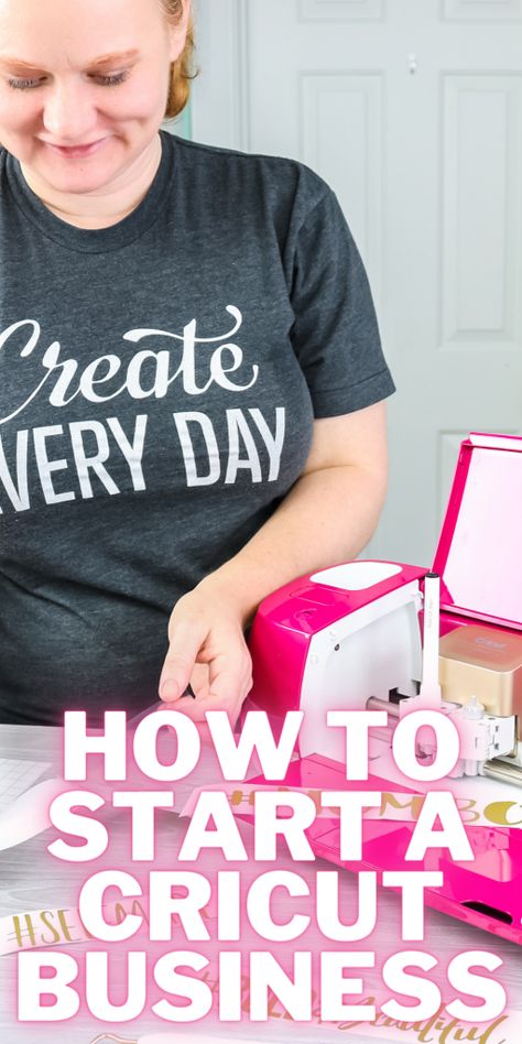 How To Start A Business With Cricut, Starting A Business With Cricut, T Shirt Making With Cricut, How To Start A Shirt Business, How To Start A Cricut Business, Starting A Cricut Business From Home, Shirt Making Business, Making Money With Cricut, Cricut Business Ideas Make Money