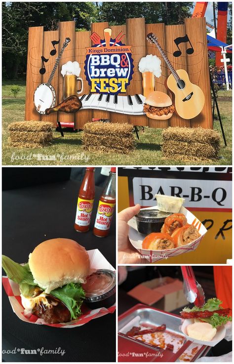 Kings Dominion BBQ & Brew Fest 2016 - If you LOVE BBQ like we do, then you've got to check out Kings Dominion's BBQ & Brew Fest. So good! ‪#‎ad‬ ‪#‎KDFirstTimer‬ Bbq Event, Kings Dominion, Brew Fest, Bbq Festival, Bar B Q, Beer Fest, Entertainment Company, Beer Festival, Instagram Theme