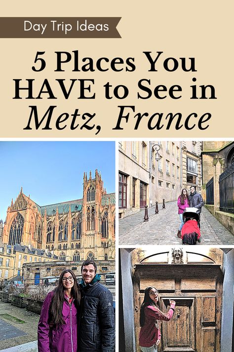 Spend a day in Metz, France and see the best sights, including the Metz Cathedral and crypt! Family European Travel | Mariah French France For Kids, Metz France, Eastern France, Europe 2024, European Road Trip, France Aesthetic, Travel France, Gilgit Baltistan, Vacation Deals