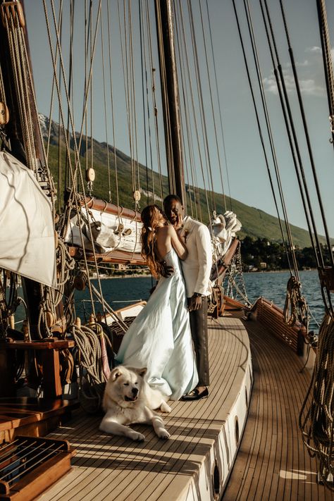 Weddings Italy, Sailboat Wedding, Lake Garda Wedding, Venice Wedding, I Want You Forever, Lake Garda Italy, Garda Italy, Boat Wedding, Summer Romance