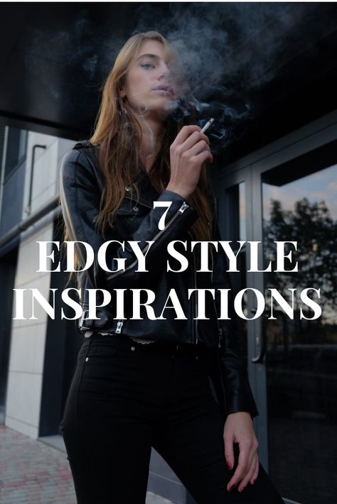 Edgy Rocker Outfits, Eclectic Rocker Style, Edgy Modern Outfits, How To Dress Edgy, Edgy Bar Outfit, Summer Rocker Outfit, Edgy Outfits 2023, Rocker Chic Style Winter, Elevated Edgy Style