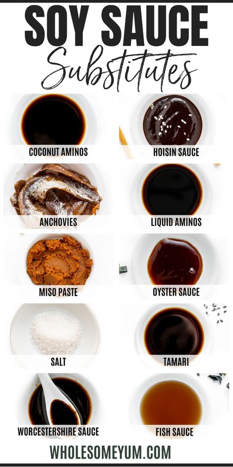 10 Best Soy Sauce Substitutes Soy Free Asian Sauce, Replacement For Soy Sauce, Soy Sauce Substitute Homemade, How To Make Soy Sauce At Home, Soy Sauce Replacement, Homemade Soy Sauce Easy, How To Make Soy Sauce, Sushi Soy Sauce Recipe, Diy Soy Sauce