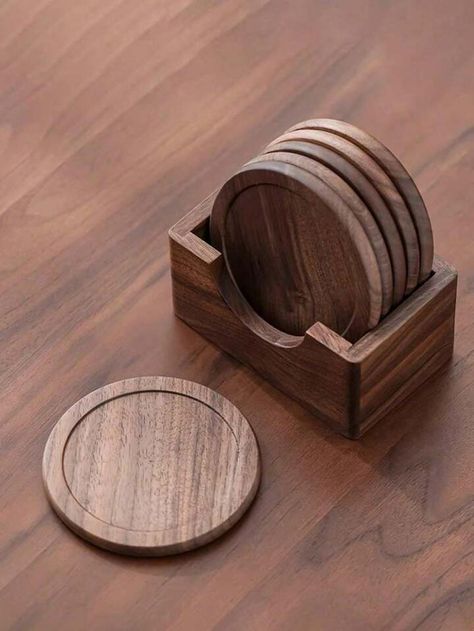 Coaster Stand Ideas, Wood Things To Make And Sell, Diy Wood Coaster Ideas, Wooden Coaster Ideas, Wood Coasters Diy, Building Memories, Burn Wood, Laser Cut Coaster, Wood Working Projects