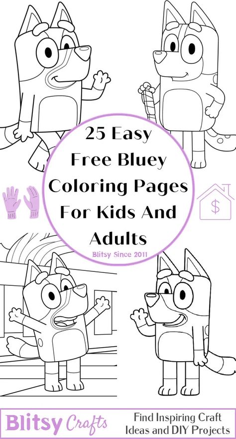 Bluey Coloring Pages, Free Kids Coloring Pages, Minecraft Coloring Pages, Preschool Coloring Pages, 2nd Birthday Party Themes, Cartoon Coloring Pages, Coloring Pages To Print, Cute Coloring Pages, Party Activities