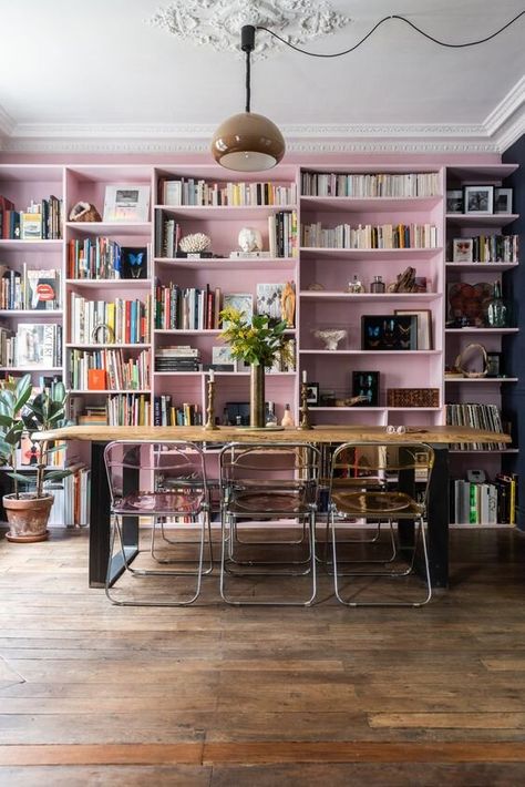 Library Bookcase, Socialite Family, Interior Vintage, Hidden Rooms, Ceiling Light Design, Design Del Prodotto, Trendy Home, Design Living Room, Home Library