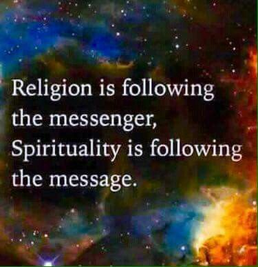 Religion is following the messenger, spirituality is following the message. A Day At A Time, Quotes Meditation, Quotes Spiritual, Ayat Alkitab, The Messenger, Spiritual Wisdom, The Message, Spiritual Life, Spiritual Awakening