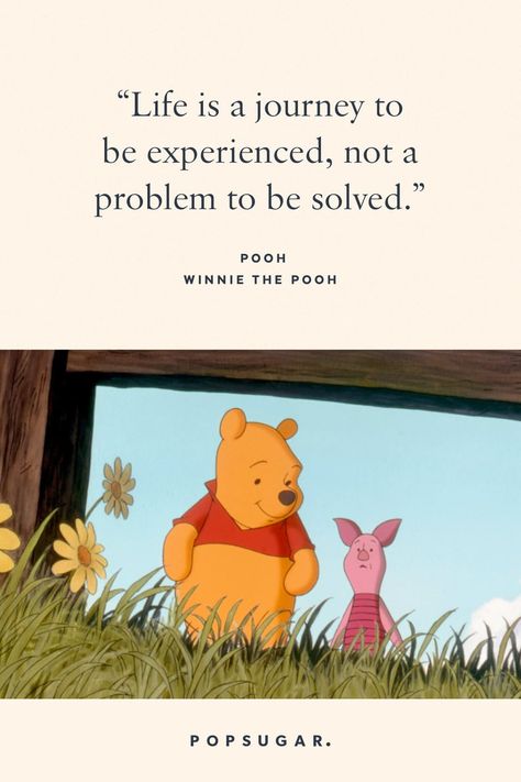 Life Is A Journey To Be Experienced, Life Is A Journey Quote, Quotes About Life Journey, Quotes About Journey, Life Quotes Disney, Best Disney Quotes, Beautiful Disney Quotes, Cute Disney Quotes, Pooh Winnie