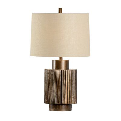 Wildwood Adagio 27.5" Table Lamp Base Finish: Bedside Reading Lamps, Luxury Table Lamps, Elegant Lighting Fixtures, Transitional Table Lamps, Bronze Lamp, Practical Lighting, Bronze Table, Table Lamp Base, Elegant Lighting